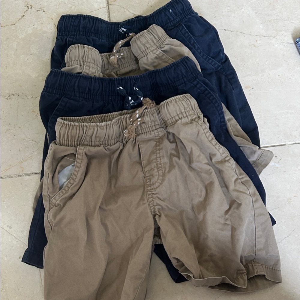 Cat & Jack Navy and Tan Kids Shorts